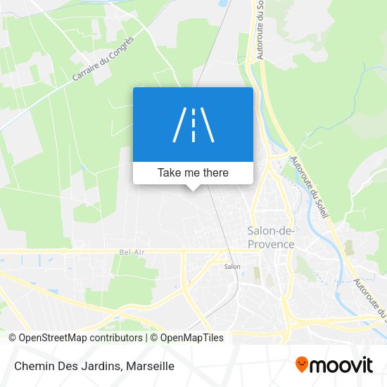 Chemin Des Jardins map