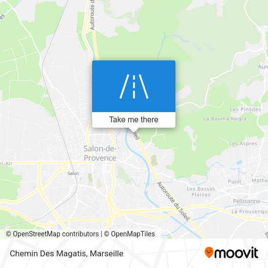 Chemin Des Magatis map