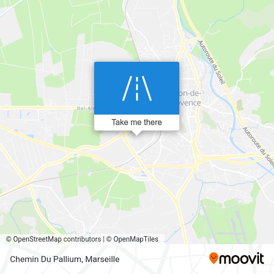 Chemin Du Pallium map