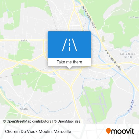 Chemin Du Vieux Moulin map