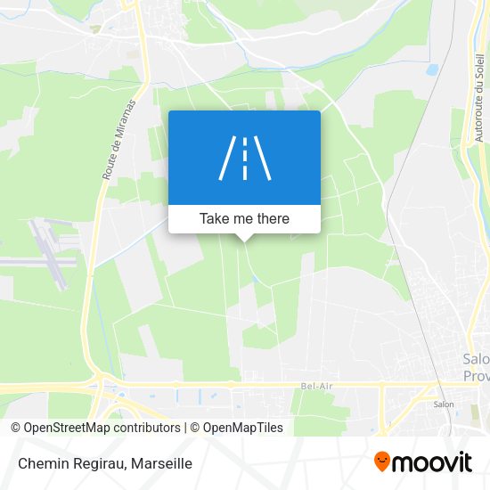 Chemin Regirau map