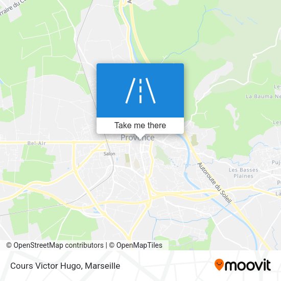 Cours Victor Hugo map
