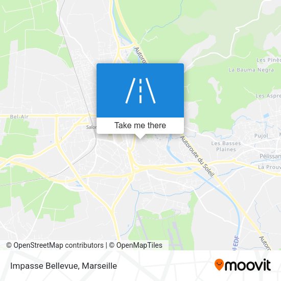 Impasse Bellevue map
