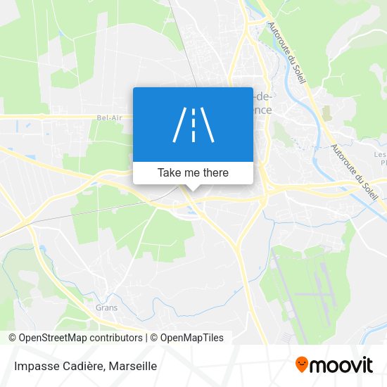 Impasse Cadière map