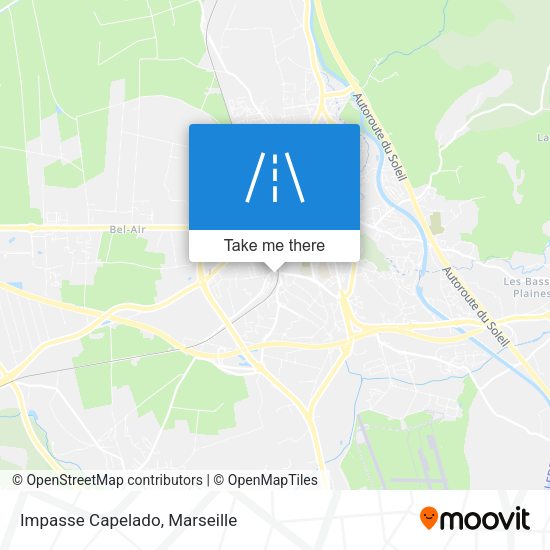 Impasse Capelado map