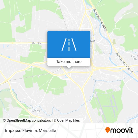 Impasse Flavinia map