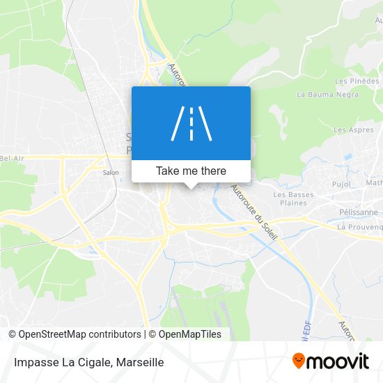 Impasse La Cigale map