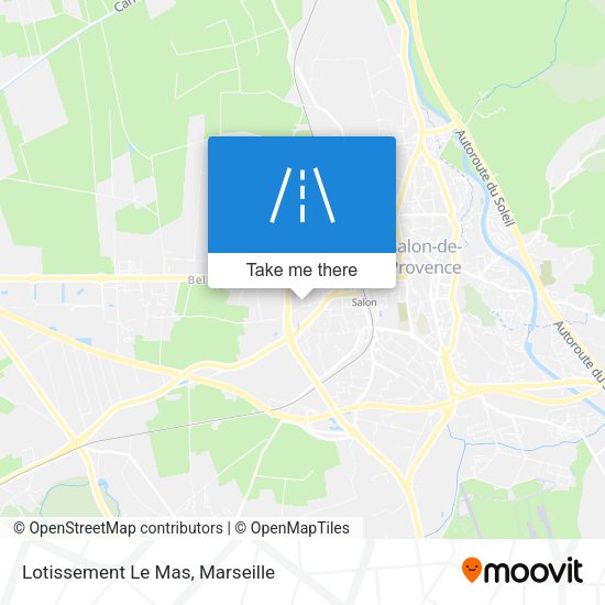 Lotissement Le Mas map