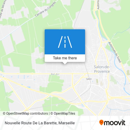 Nouvelle Route De La Barette map