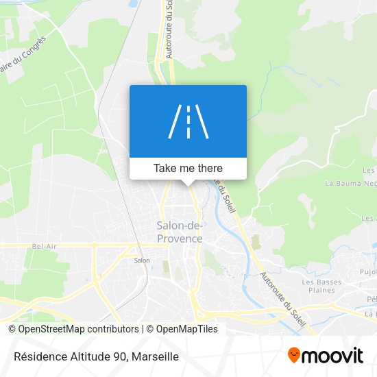 Résidence Altitude 90 map