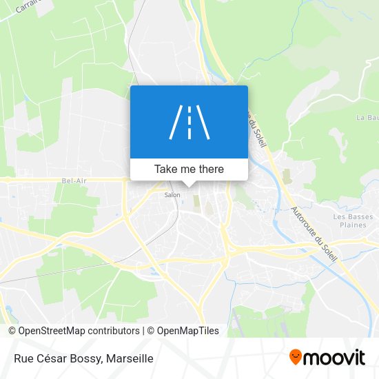 Rue César Bossy map