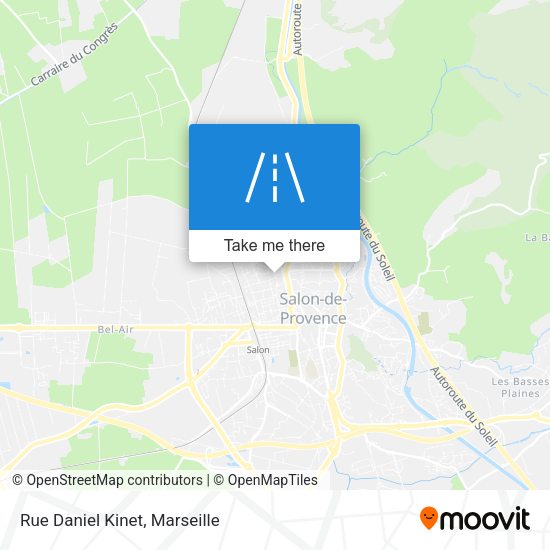 Rue Daniel Kinet map