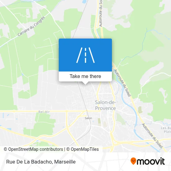 Rue De La Badacho map