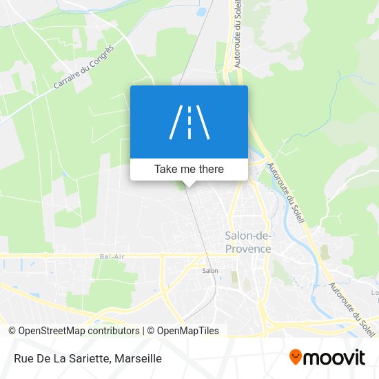 Rue De La Sariette map