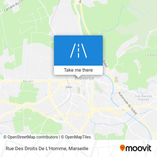 Rue Des Droits De L'Homme map