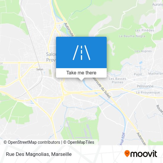 Rue Des Magnolias map