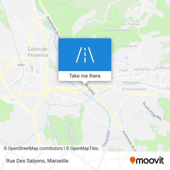 Rue Des Salyens map