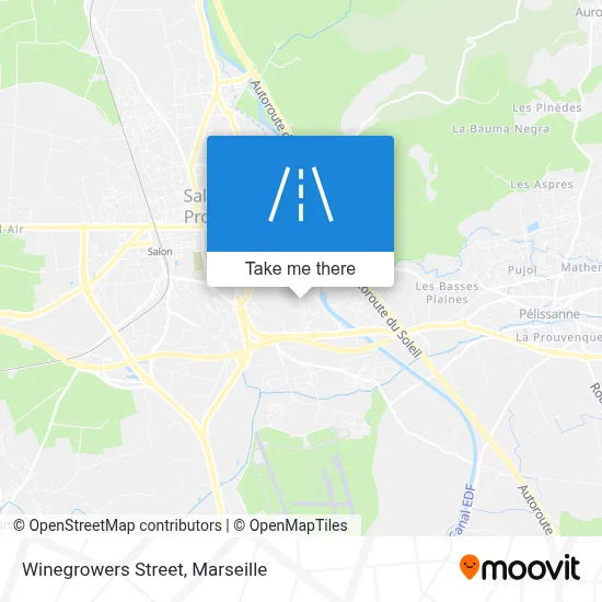 Rue Des Vignerons map