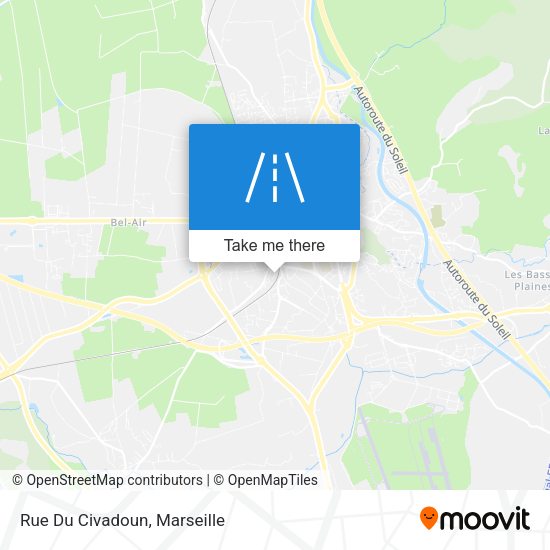Rue Du Civadoun map