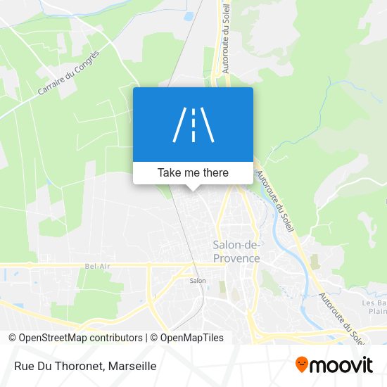 Rue Du Thoronet map
