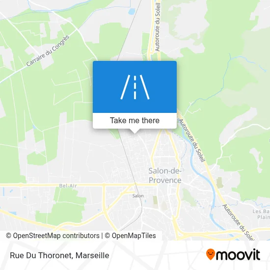 Rue Du Thoronet map