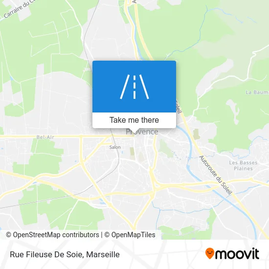 Rue Fileuse De Soie map