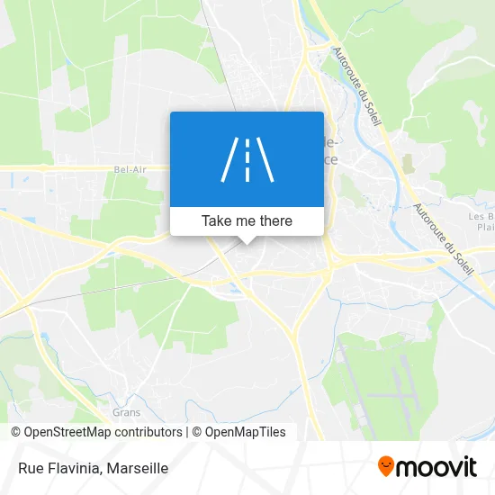 Rue Flavinia map