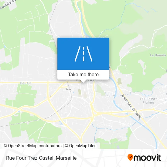 Rue Four Trez-Castel map