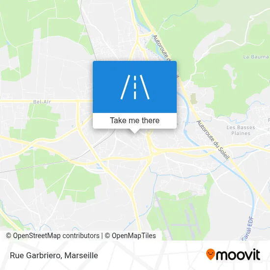 Rue Garbriero map