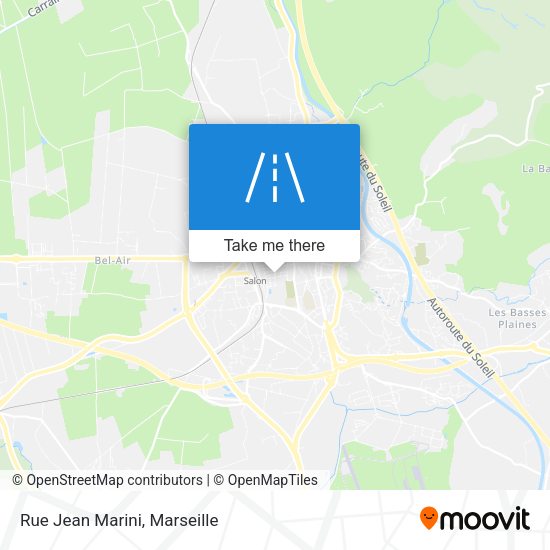 Rue Jean Marini map