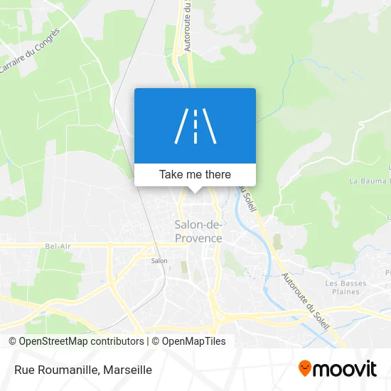 Rue Roumanille map