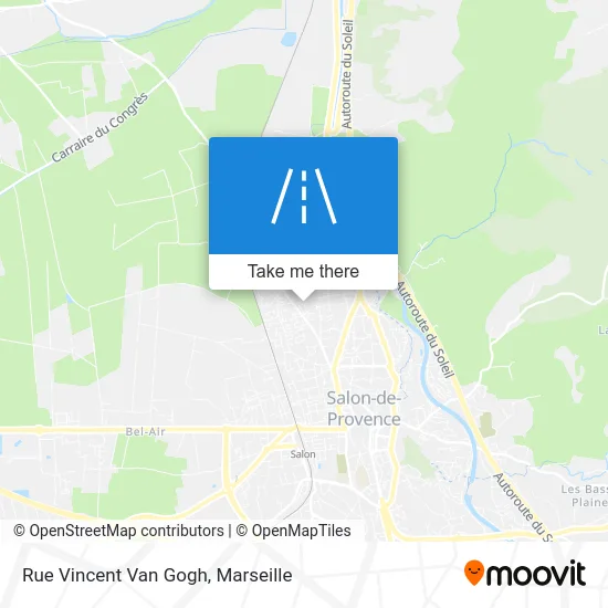 Rue Vincent Van Gogh map