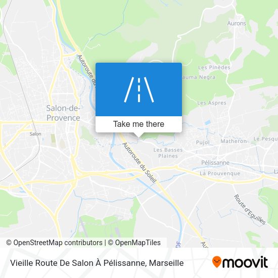 Vieille Route De Salon À Pélissanne map