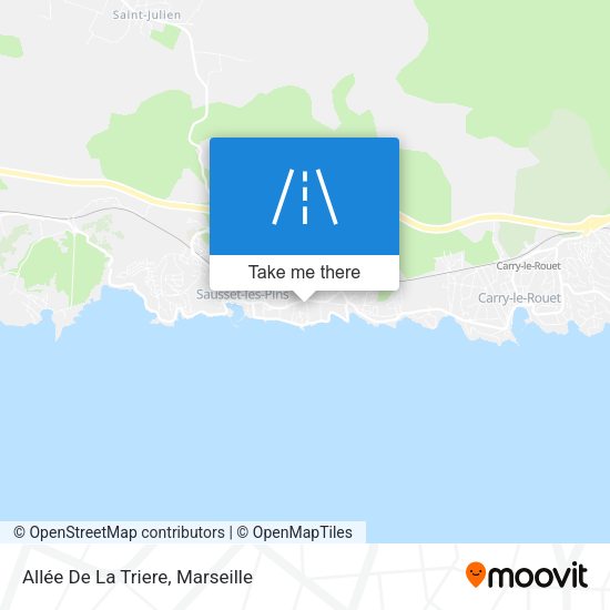 Allée De La Triere map