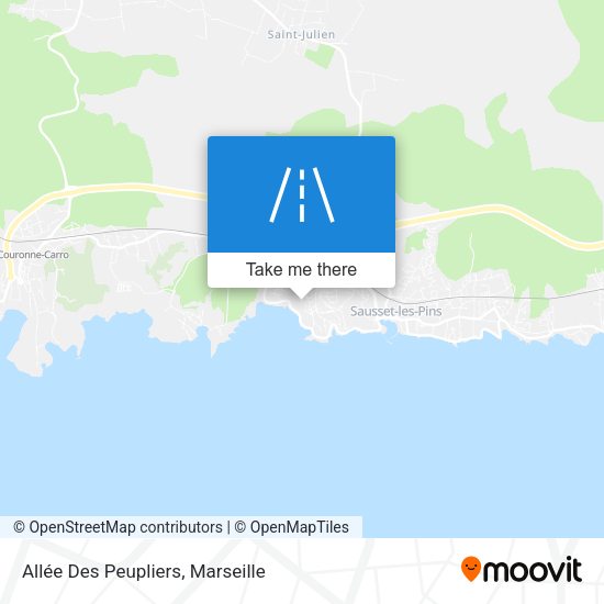 Allée Des Peupliers map
