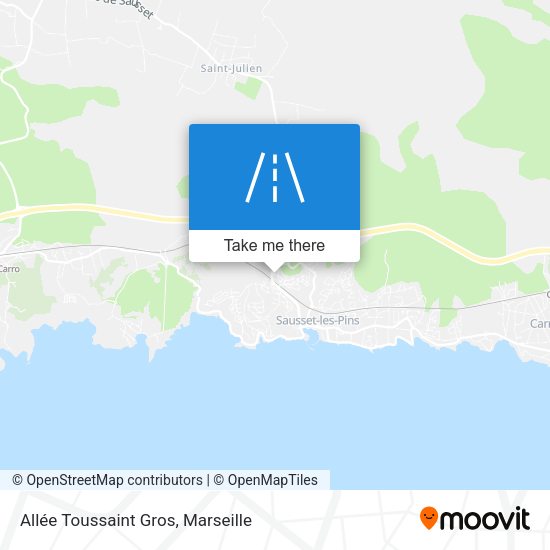 Allée Toussaint Gros map