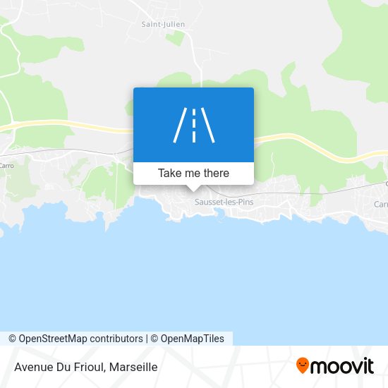 Avenue Du Frioul map