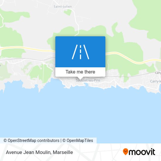 Avenue Jean Moulin map