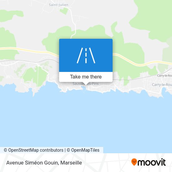 Avenue Siméon Gouin map