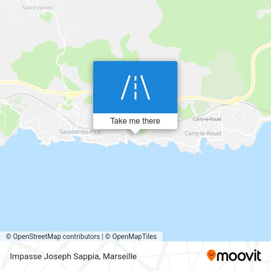 Impasse Joseph Sappia map