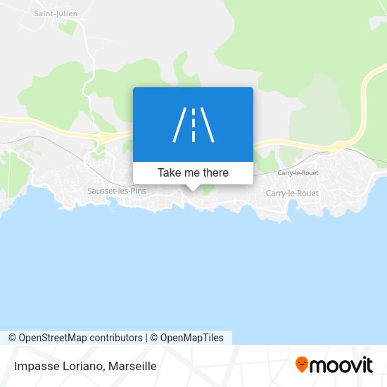 Impasse Loriano map