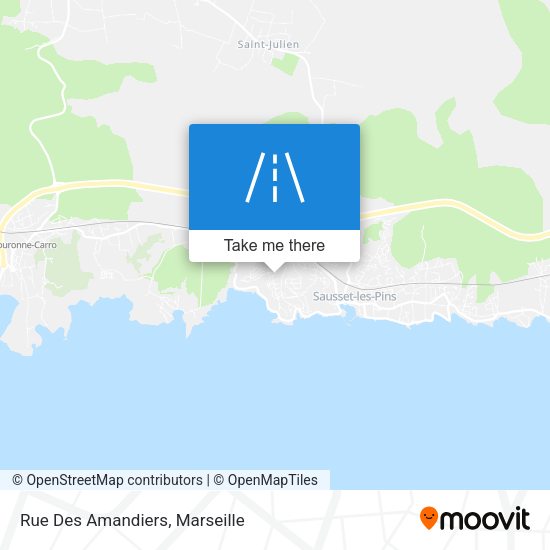 Rue Des Amandiers map