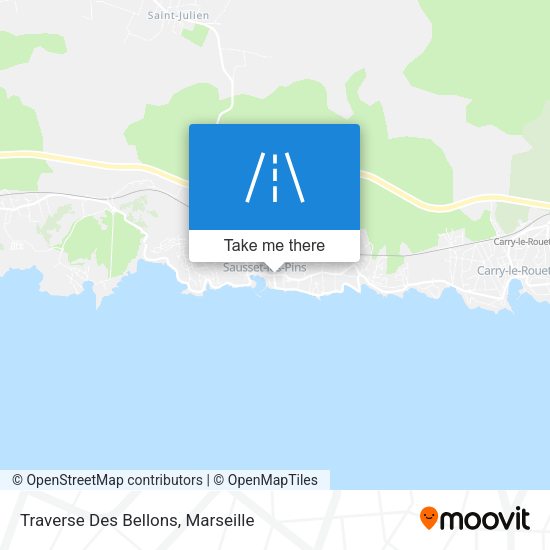 Traverse Des Bellons map