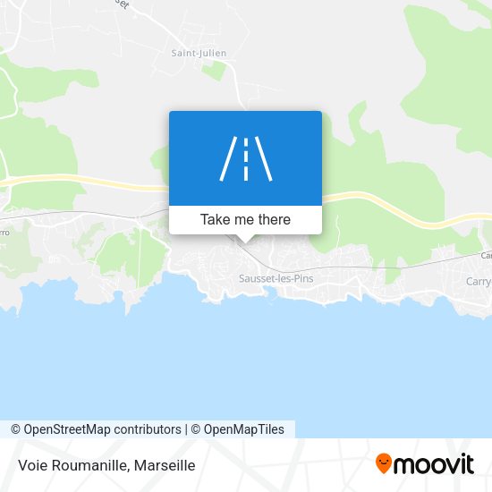 Voie Roumanille map