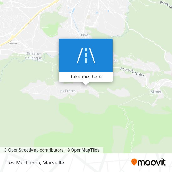 Les Martinons map