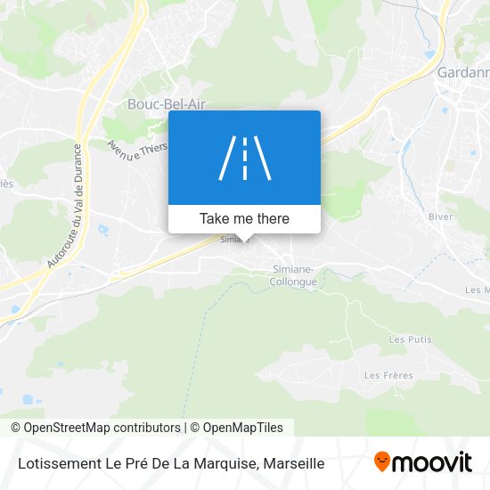 Lotissement Le Pré De La Marquise map