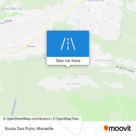 Route Des Putis map