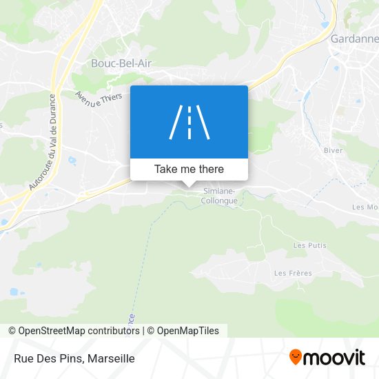 Rue Des Pins map