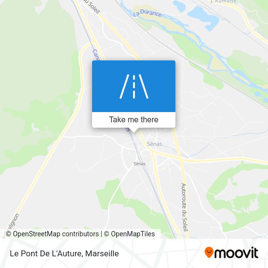 Le Pont De L'Auture map