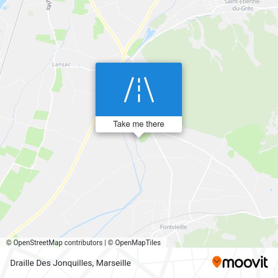 Draille Des Jonquilles map